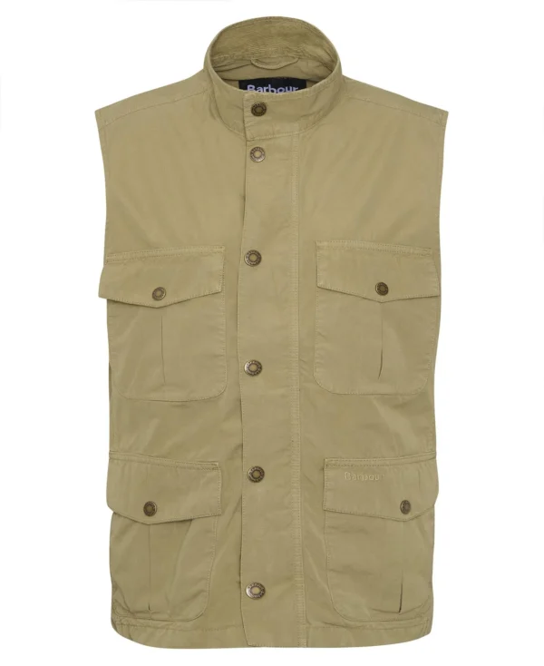 Barbour Casual Corbridge Gilet Bleached Olive - Bild 3