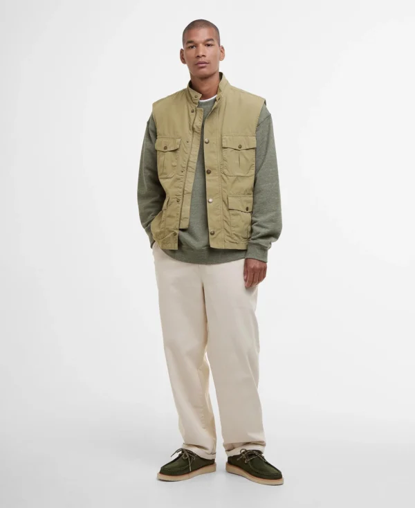 Barbour Casual Corbridge Gilet Bleached Olive - Bild 2