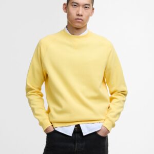 Barbour Intl Rickman Sweatshirt Bleached Yellow
