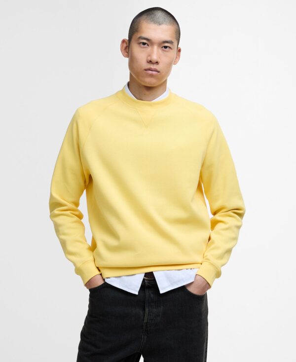 Barbour Intl Rickman Sweatshirt Bleached Yellow