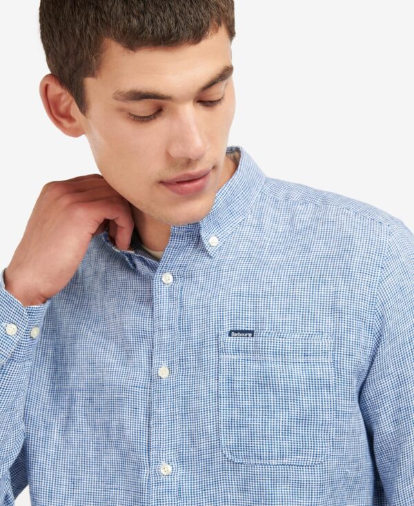 Barbour Linton TS Linne Navy - Bild 5
