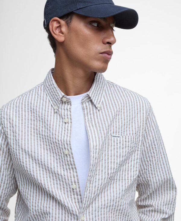 Barbour Cresswell SeersuckerShirt TF Stone - Bild 5