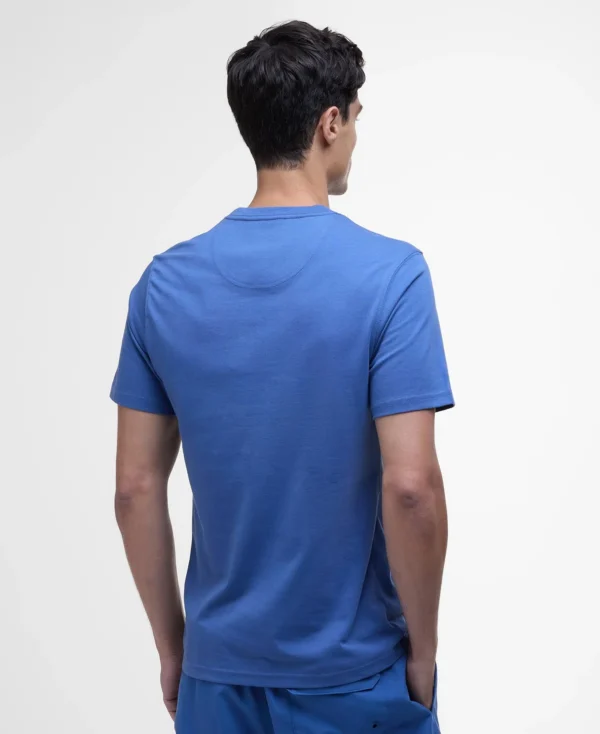 Barbour Intl Small Logo Tee North Sea Blue - Bild 5