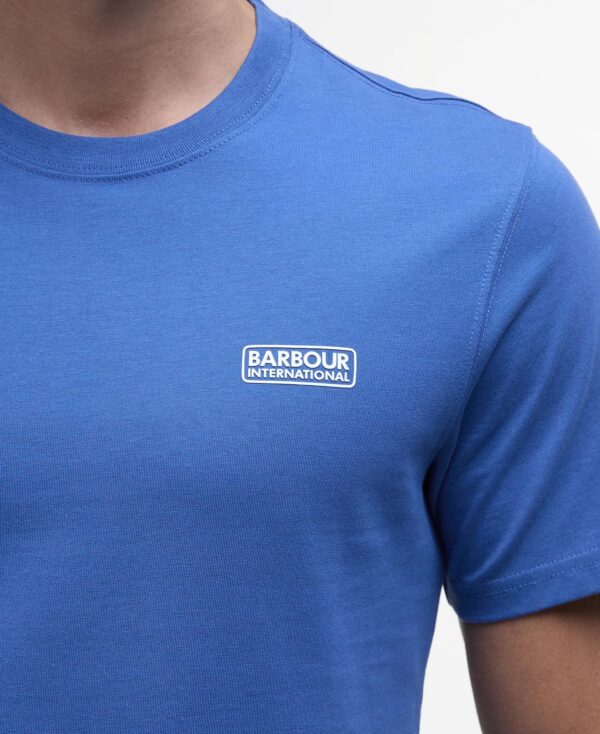 Barbour Intl Small Logo Tee North Sea Blue - Bild 3