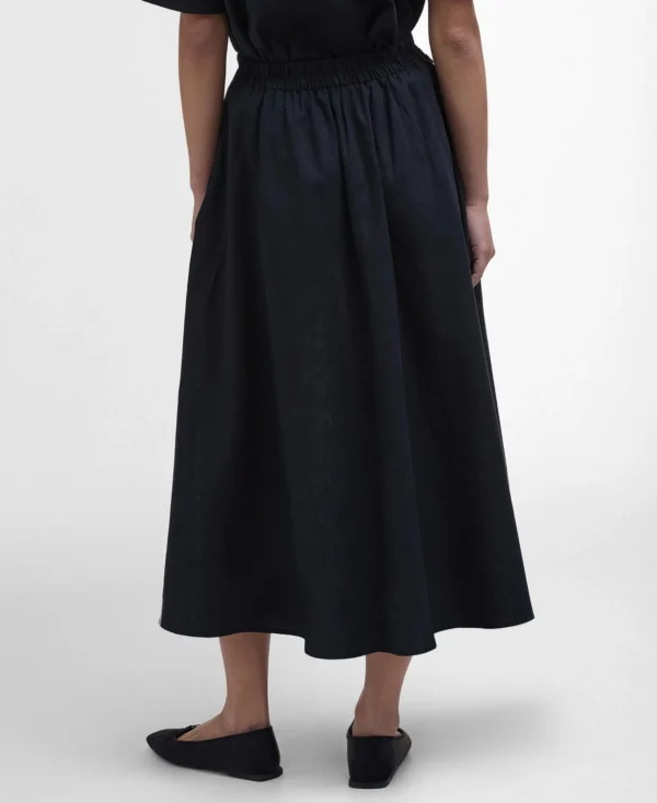 Barbour Elsie Midi Skirt Black - Bild 5
