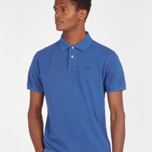Barbour Washed Sports Polo Marine Blue