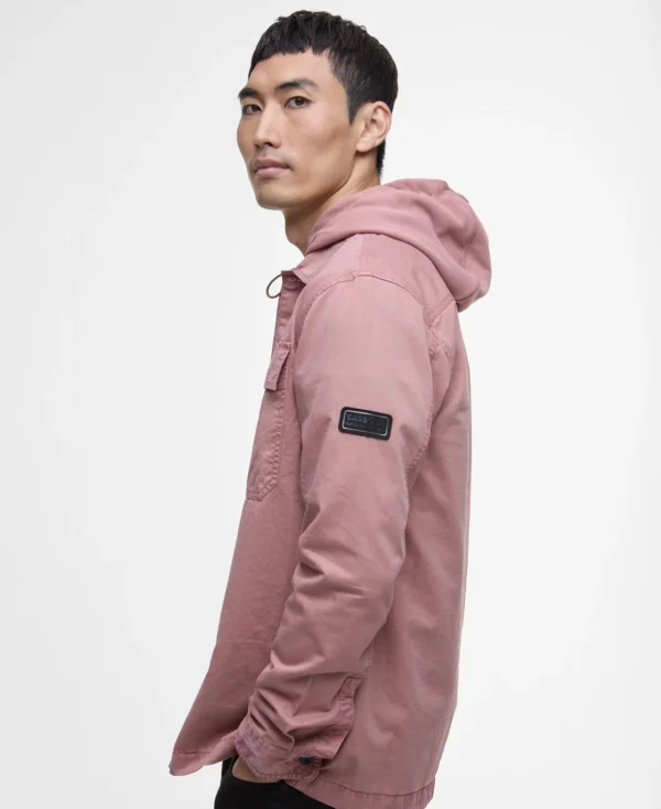 Barbour Intl Arlo Overshirt Vintage Pink - Bild 6