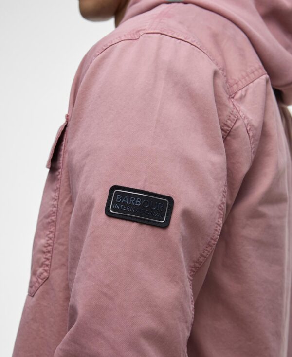 Barbour Intl Arlo Overshirt Vintage Pink - Bild 4
