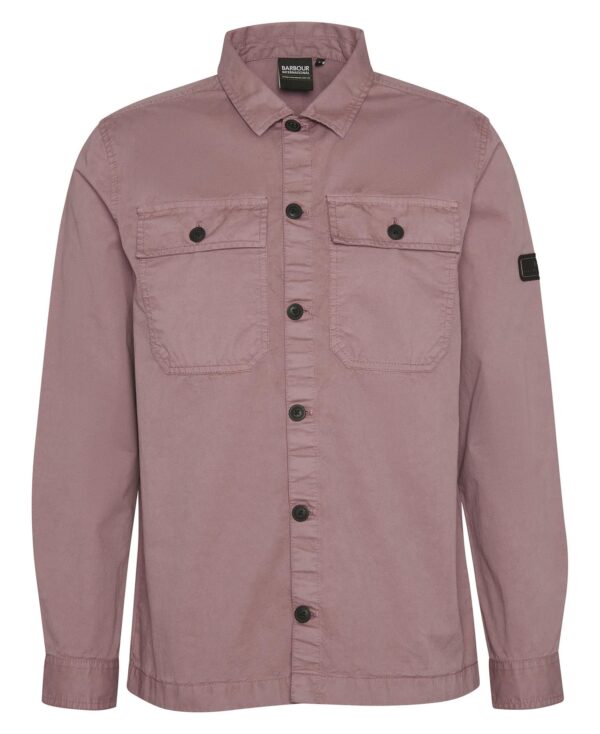 Barbour Intl Arlo Overshirt Vintage Pink - Bild 3