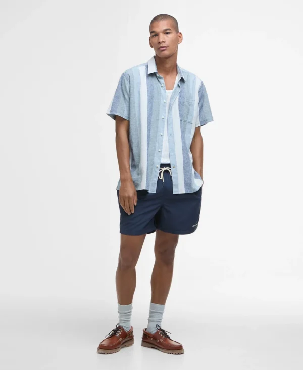 Barbour Portwell Summer Shirt Navy - Bild 4