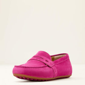 Ariat Selene Driving Moc Hot Pink Suede