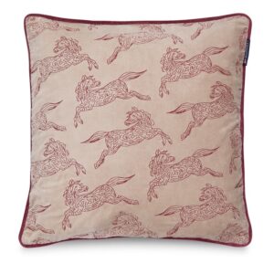 Lexington Horse Org Cot Velvet Pillow Cover 50*50