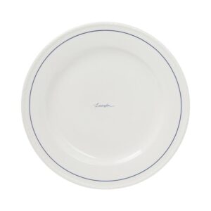 Lexington Porcelain Dinner Plate 4/set WH/NAVY
