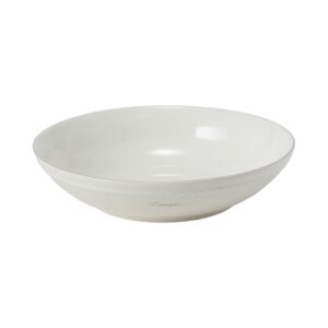 Lexington Porcelain Medium Bowl WH/Beige