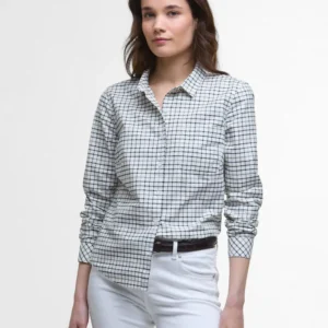 Barbour Woodside Check Shirt Navy Check