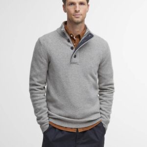 Barbour Essential Patch Half Zip Stone