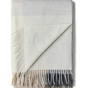 Lexington Checked RC Wool Throw Blanket