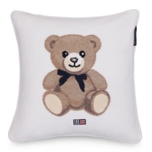 Lexington Teddy Org Cotton Velvet Pillow 40*40 WH