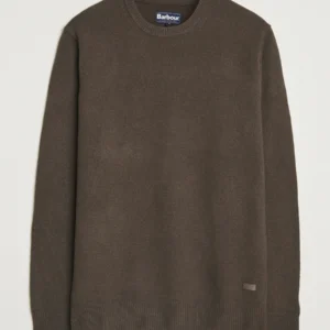 Barbour Essential Patch Crew Dark Oak