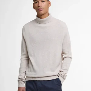 Barbour Hector Roll Neck Jumper Mist Marl