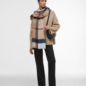 Barbour Rosefield Tartan Scarf Hessian Tartan