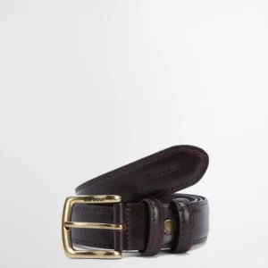 Barbour Clyde Leather Belt Chestnut BR