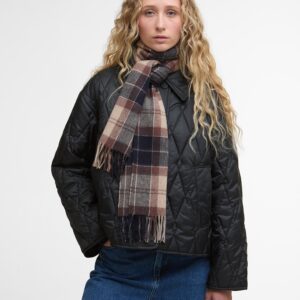 Barbour Tartan Scarf Gardenia Tartan