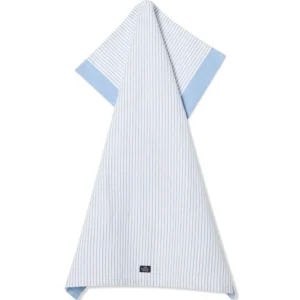 Lexington Striped Linen/Cotton Kitchen Towel BL/WH