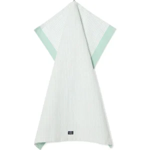 Lexington Striped Linen/Cotton Kitchen Towel GR/WH