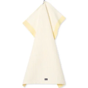 Lexington Striped Linen/Cotton Kitchen Towel YE/W