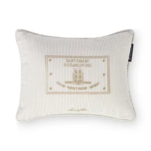 Lexington Striped org CottonPillow BE/WH 40*30