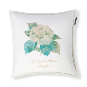 Lexington Floral Embroi Lin/Cot Pillow Cover WH/GR