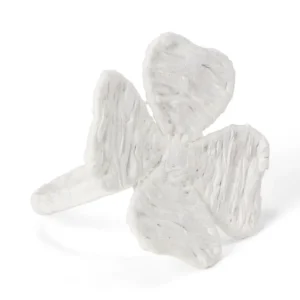 Lexington Raffia 4 Leaf Clover Napkin R6,5*6,5 WH