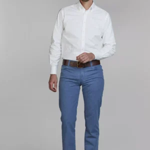 Hansen & Jacob 5-pkt twill melange Blue