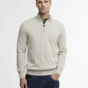 Barbour Cotton Half Zip Neutral