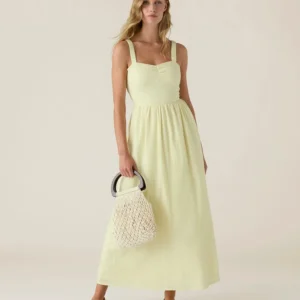 Lexington SeerSucker Summer Dress Yellow