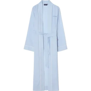 Lexington Lyocell Robe Light Blue