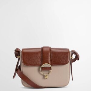 Barbour Mini Rosa Leather CrossBody Pebled Pink/BR
