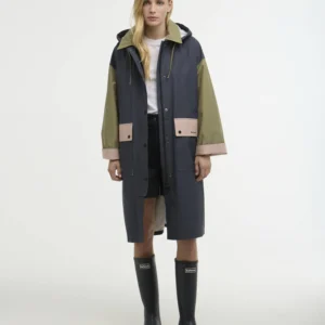 Barbour Blearigg SP Jkt Grey Gardenia Bl Olive Lil