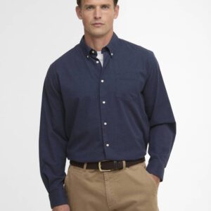 Barbour Aukside Regular Shirt Navy Marl