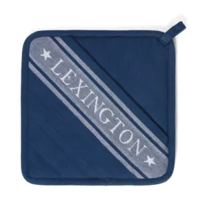Lexington Org cotton Jaq Star Pot Hold Navy