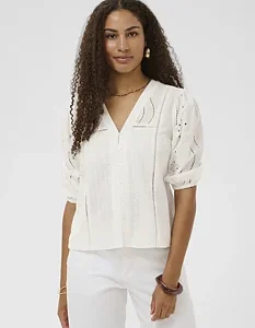 Cream CR Signe Blouse Snow White