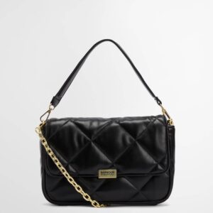 Barbour International Soft Quilt Shoulder Black