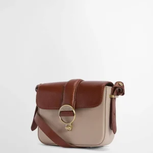 Barbour Mini Rosa leather Crossbody Bag Black
