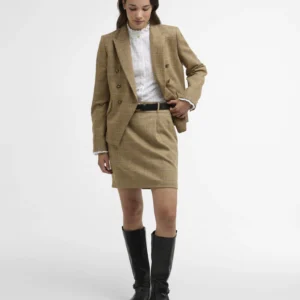 Barbour Petunia Mini Skirt Soft Blue Tweed