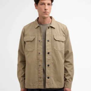 Barbour Draftmen Overshirt Grey Olive