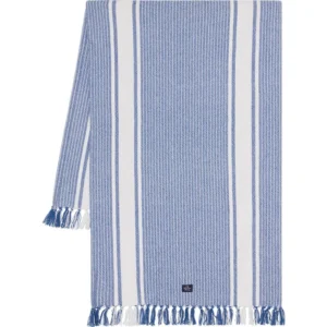 Lexington Striped Org Cot Runner W Fringes WH/NY