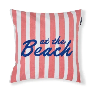 Lexington Printed Stripe Summer Pilow Cover Pi/WH
