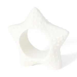 Lexington Stoneware Starfish Napkin Ring White