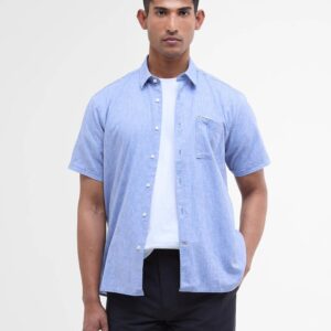 Barbour Nelsson SS Summer Shirt Blue